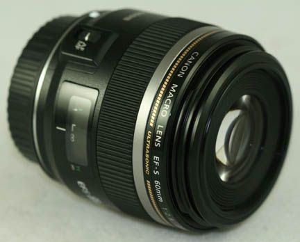 New Canon EFS 60mm f/2.8 Macro USM lens