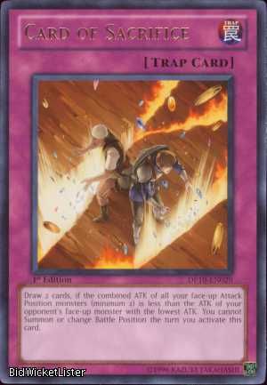 DP10 EN029 Card Of Sacrifice (R) Yugioh Card (Mint)  