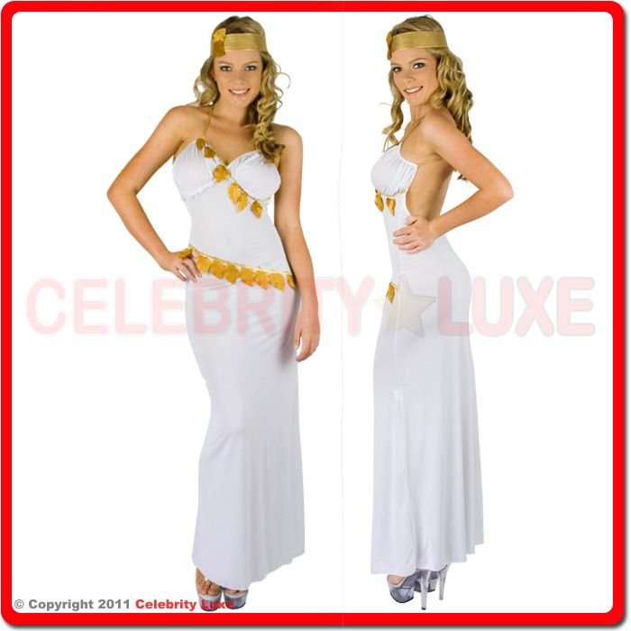 New Egyptian Greek Goddess Cleopatra Dress Up Costume  