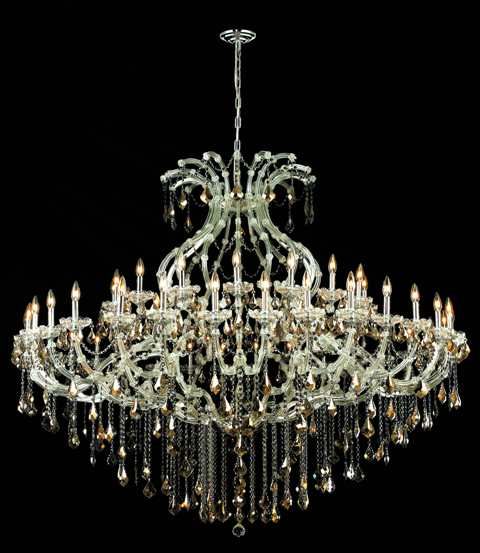 72 Maria Theresa Foyer Crystal Chandelier Golden Teak  