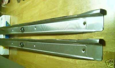 1964 1967 Chevy Chevelle El Camino Door Sill Plates Malibu Pair  