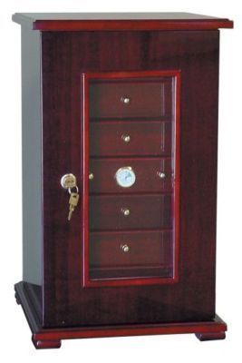 140 Cigars Cherry Wood HUMIDOR 20 x 12 x 11.5  