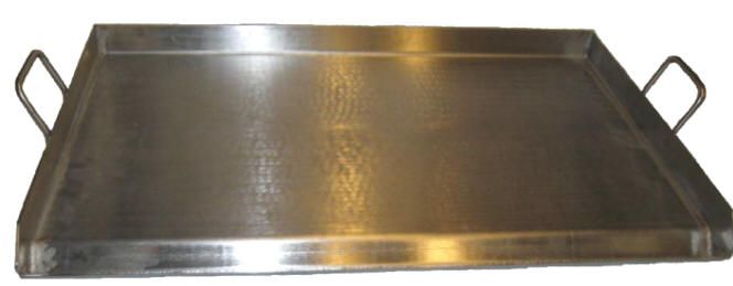   Stainless Steel Comal Flat Top BBQ Cooking Griddle For Stove or Grill