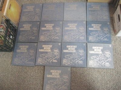 COUNTRY MUSIC CAVALCADE  13 BOXSET LOT CASH WILLIAMS  