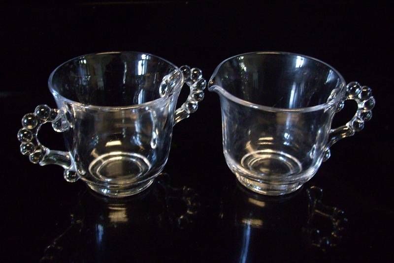 Imperial Glass CANDLEWICK Sugar & Creamer Set  