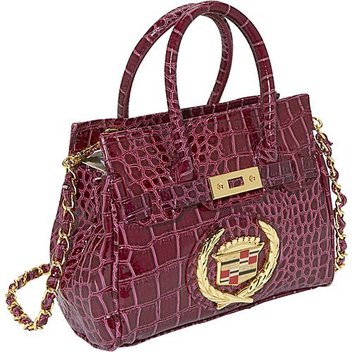 Ashley M Cadillac Croco Small Satchel 4 Colors  