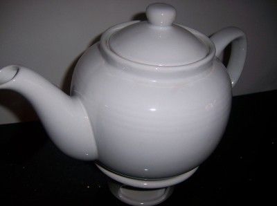 PORCELAIN TEA POT WHITE TEAPOT LIGHT VOTIVE CANDLE  