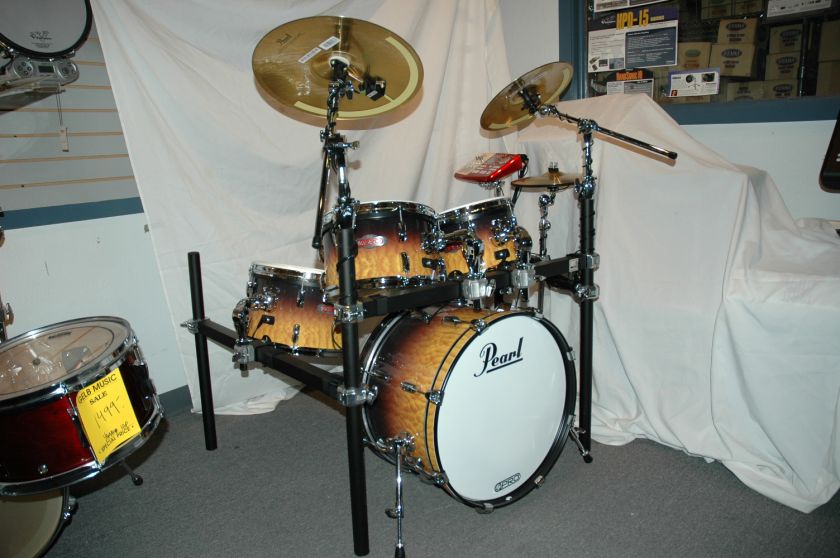 Pearl E Pro Live w/ Metal Cymbals  Lot of Free Extras  