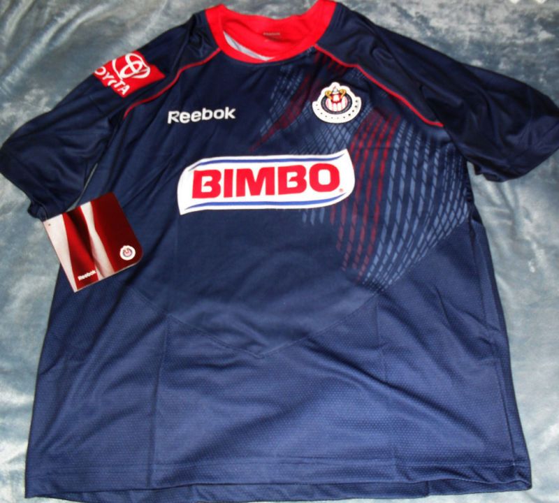 NWT REEBOK CHIVAS DE GUADALAJARA SOCCER JERSEY SZ XL  