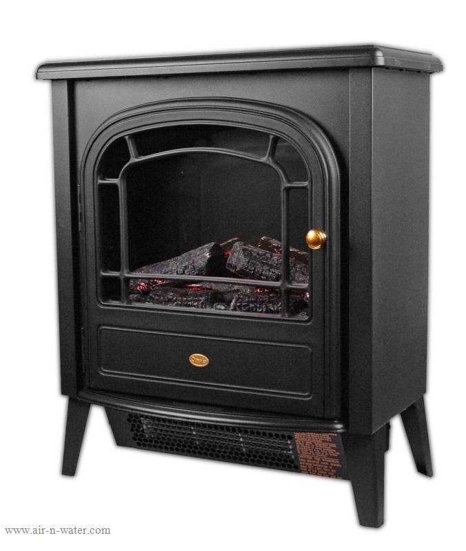   Electric Fireplace Heater With Space Saving Design   