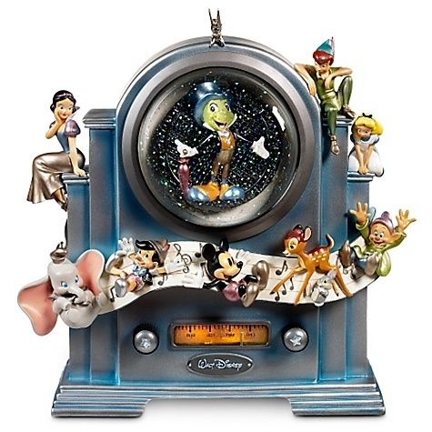 D23 Exclusive 25th Anniversary LE 250 On the Air Disney Snowglobe NIB