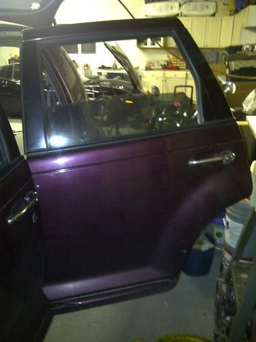 2001 2002 PT Cruiser Rear Driver Side Door Purple  