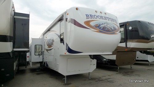   SLIDE 5TH WHEEL RV NEW 2011 COACHMEN BROOKSTONE 345SA QUAD SLIDE 5TH