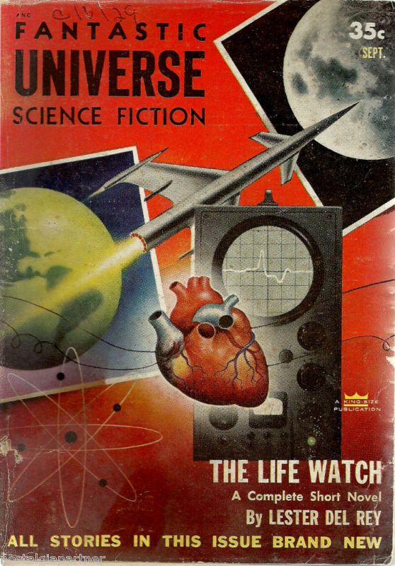 1954 FANTASTIC UNIVERSE Magazine Pulp Science Fiction  