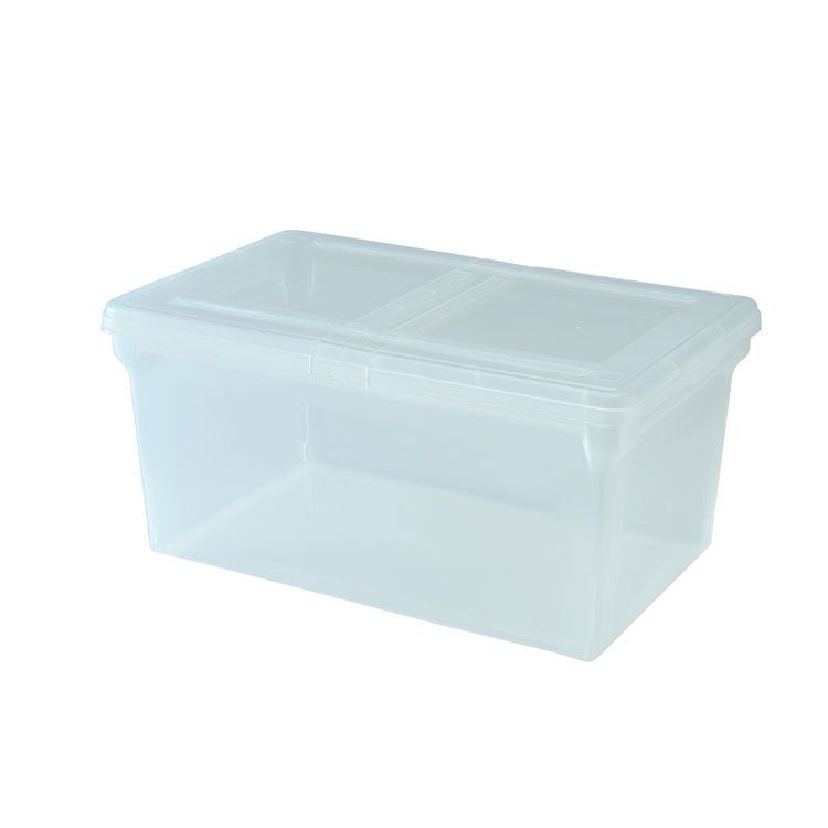 Clear File Box Filling Storage Split Lid FB 31 *2pk  