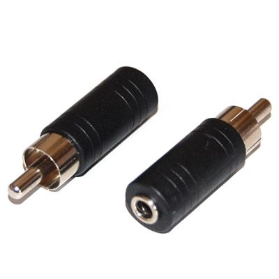 5mm (1/8) Female to RCA Male Mono Audio Adapter  