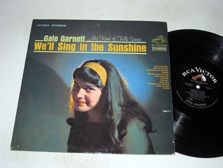 GALE GARNETT My Kind Of Folk Songs RCA Stereo  