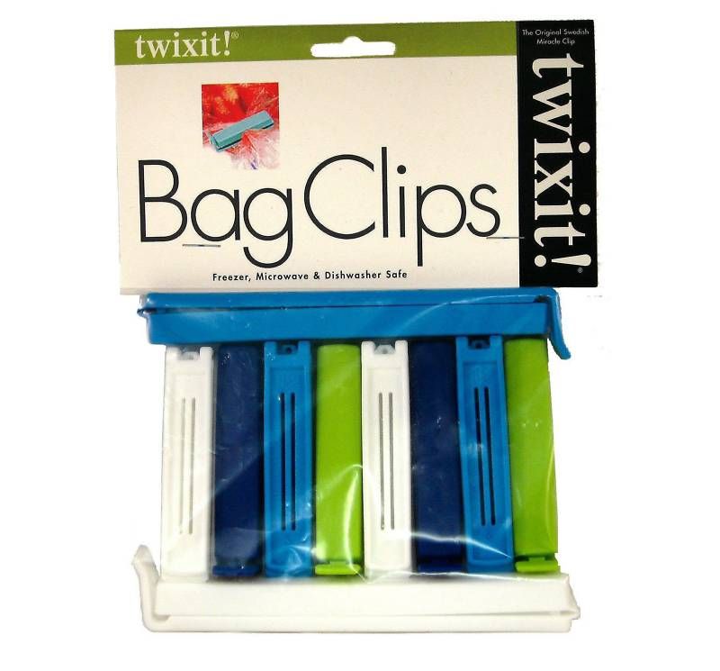 Twixit Clip Large Food Storage Bag Sealer Clips   10pk  