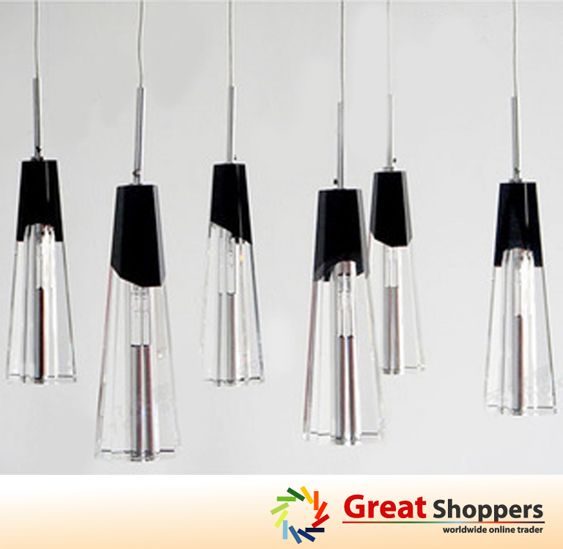 New Glass Shade Ceiling Lighting Pendant Lamp (6 Shades)