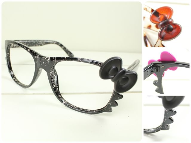 Hello Kitty Bow Girl Kawaii Glasses Frame Costume Special Pastel Color 