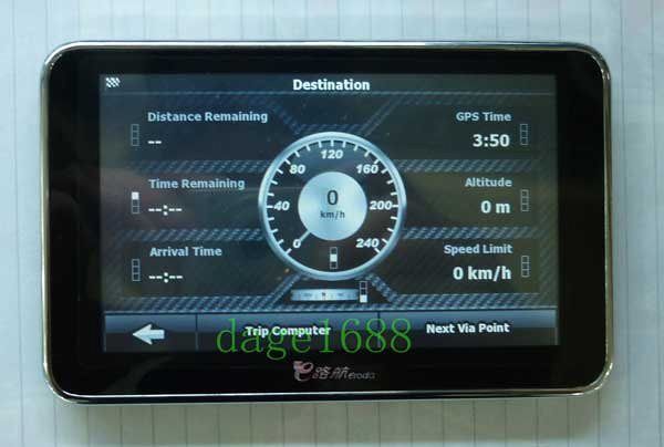 Car GPS Navigation Win CE System 4GB Map  