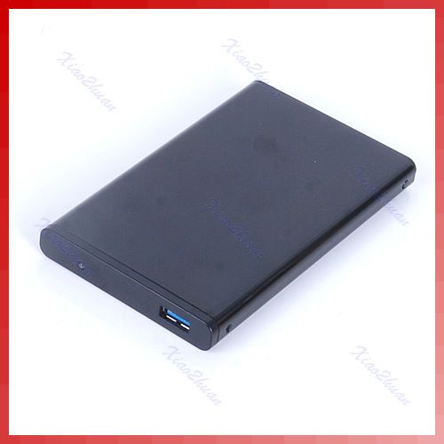   HDD 2.5 External Enclosure SATA Hard Drive Case Mobile Disk Black