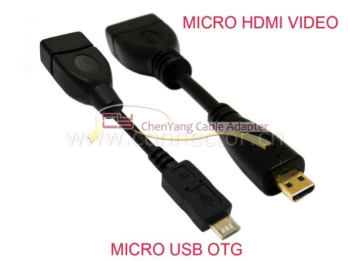 1SET MOTOROLA XOOM Micro HDMI Micro USB OTG HOST CABLE  