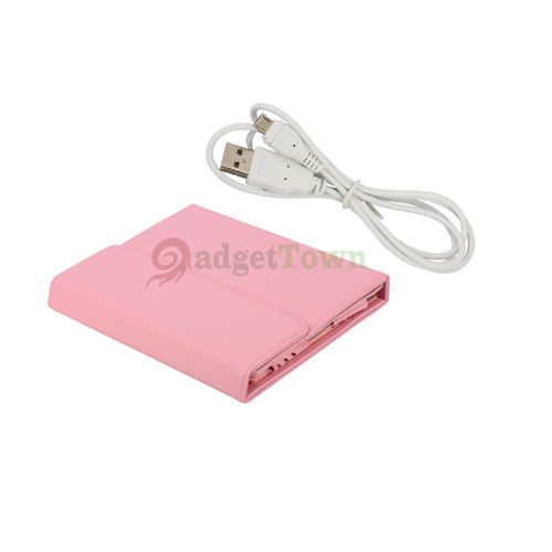 iPad 2 Bluetooth 2.0 Wireless Keyboard With PU Leather Case Pink 