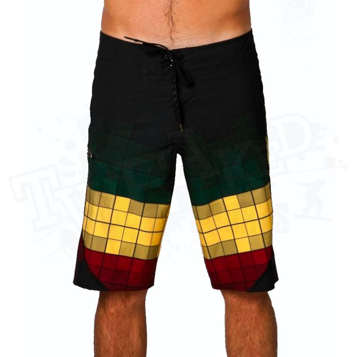 2011 Oneill Mens   Hyperfreak Boardshorts   Rasta , Size 38