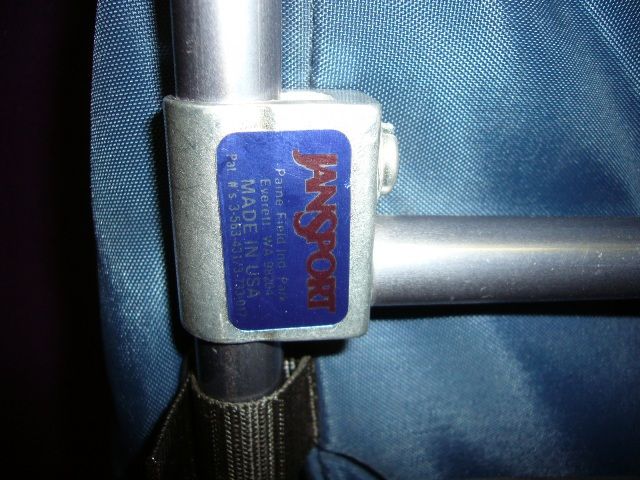 Vintage Jansport External BLUE Frame Backpack Hiking EXCELLENT Outdoor 