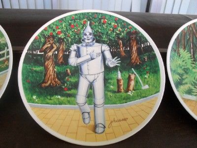 KNOWLES 1977 COMPLETE SET 8 WIZARD OF OZ 40TH ANNIVERSARY PLATES MINT 