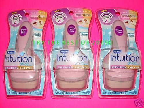 Boxes Schick Intuition Plus SHEA BUTTER & MILK HONEY  