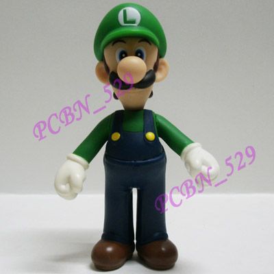 New Super Bros Action Figure   4 Mario and 2 Luigi  