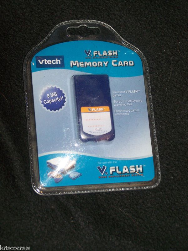 VTech V.Flash Memory Card 8 MB Capactiy NEW  