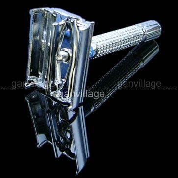   Old Classic Double Edge Shaving Safety Soft Razor +5 Blades  