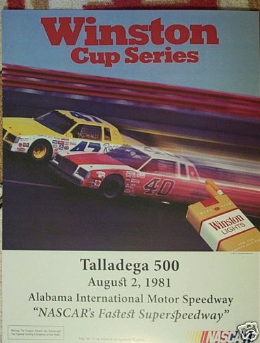 NASCAR 1981 Talladega 500 Ron Bouchard #47 Buick Regal Winston Cup 