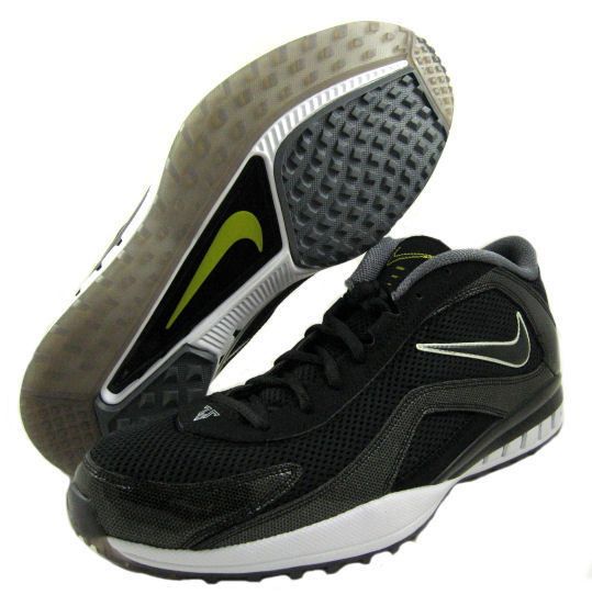 NEW Mens Nike ZOOM Air 7v7 Football Trainer Turf Shoe Cleats Black $90 