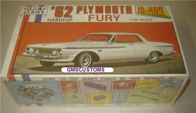 Vintage Johan Original Model Kit Plymouth Fury 1962  