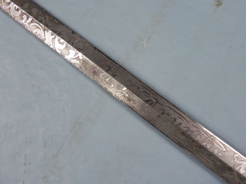 US VINTAGE OLD MASONIC WM. PETTIS SWORD  