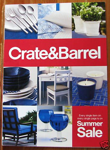 Crate & Barrel Catalog Outdoor Furniture Bedding Sofa  