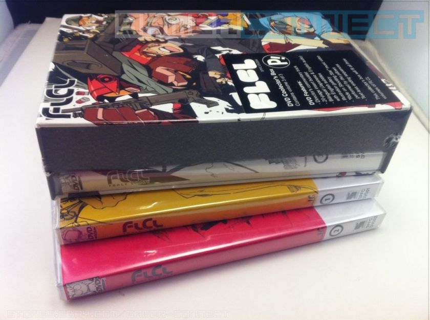 FLCL Vol. 1 2 & 3 + Boxset DVD Brand New OOP Very Rare 828482130493 