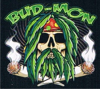 BUD MON Jonny Depp Pirate Weed Pot Adult Humor Cool Tee  