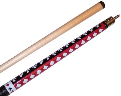   Gambler Red/Black (Quick Release) Pool/Billiards Cue Stick   FREE Case