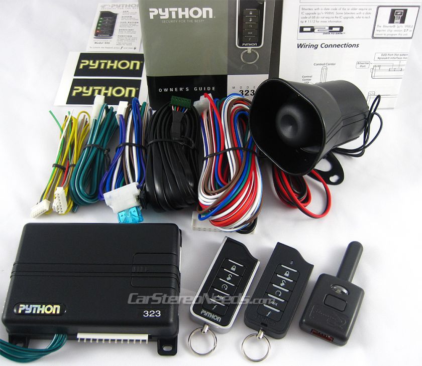 NEW PYTHON 3203P LE 2 WAY SECURITY SYSTEM CAR ALARM 323  