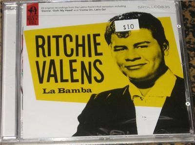 CD RITCHIE VALENS LA BAMBA 23 ORIGINAL RECORDINGS  