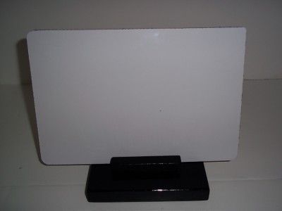 WHITE DRY ERASE BOARD WOOD STAND MESSAGE DESK TOP 69BW  