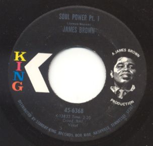 JAMES BROWN on KING, 45 RPM, SOUL, BLACK LABEL  