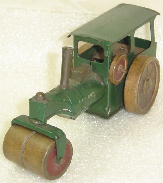 Vintage Minic Tri Ang 33M Steam Roller Windup Toy 1935  