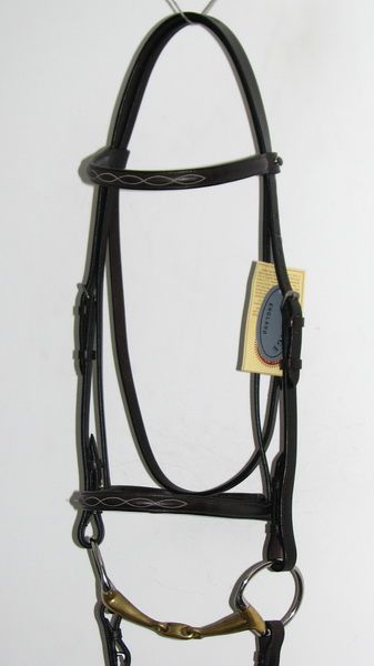 HERITAGE English Fancy Stitch Fine Show Hunter Bridle  