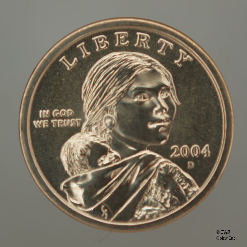 2004 D Choice BU Sacagawea Dollar US Coin  